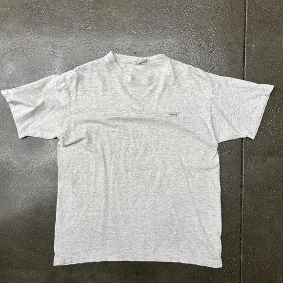 Speedo Other - Vintage Speedo Shirt‎ Mens Large Gray 100% Cotton Made USA Logo 2000s Y2K